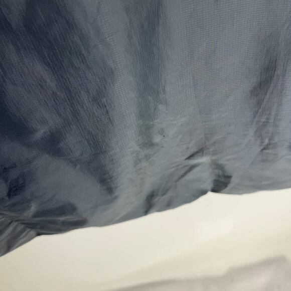 ADIDAS Black Lightweight Hooded Vented Zip Up Windbreaker Jacket Men 2XL Active - Picture 9 of 10